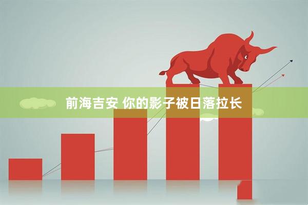 前海吉安 你的影子被日落拉长